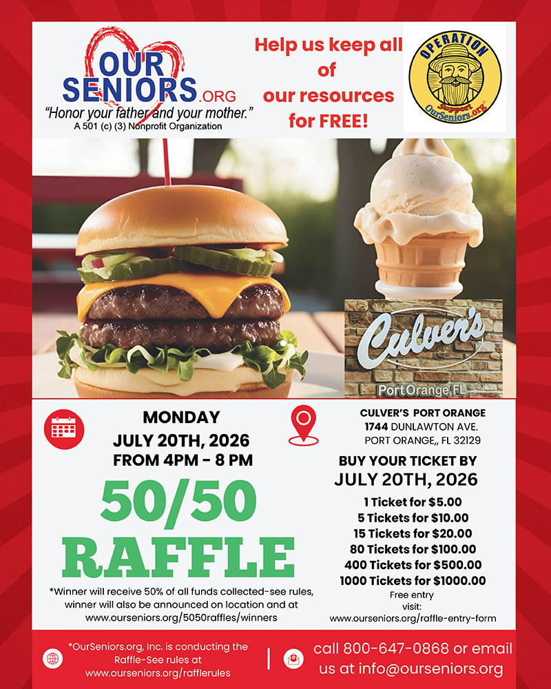 50 50 Raffle July 2026